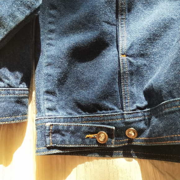 Store Close Mid Of Nov!!💎Gorgeous Vintage Unisex Shiny Bead DenimJacket💎 - Picture 13 of 13